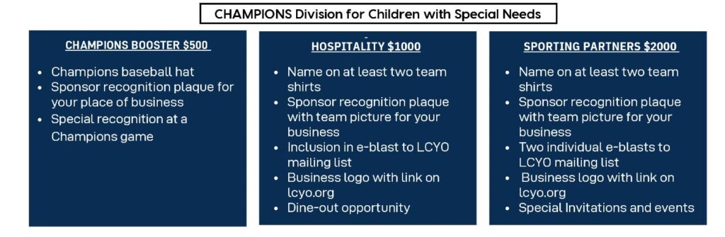 LCYO Sponsorship-Champions Form